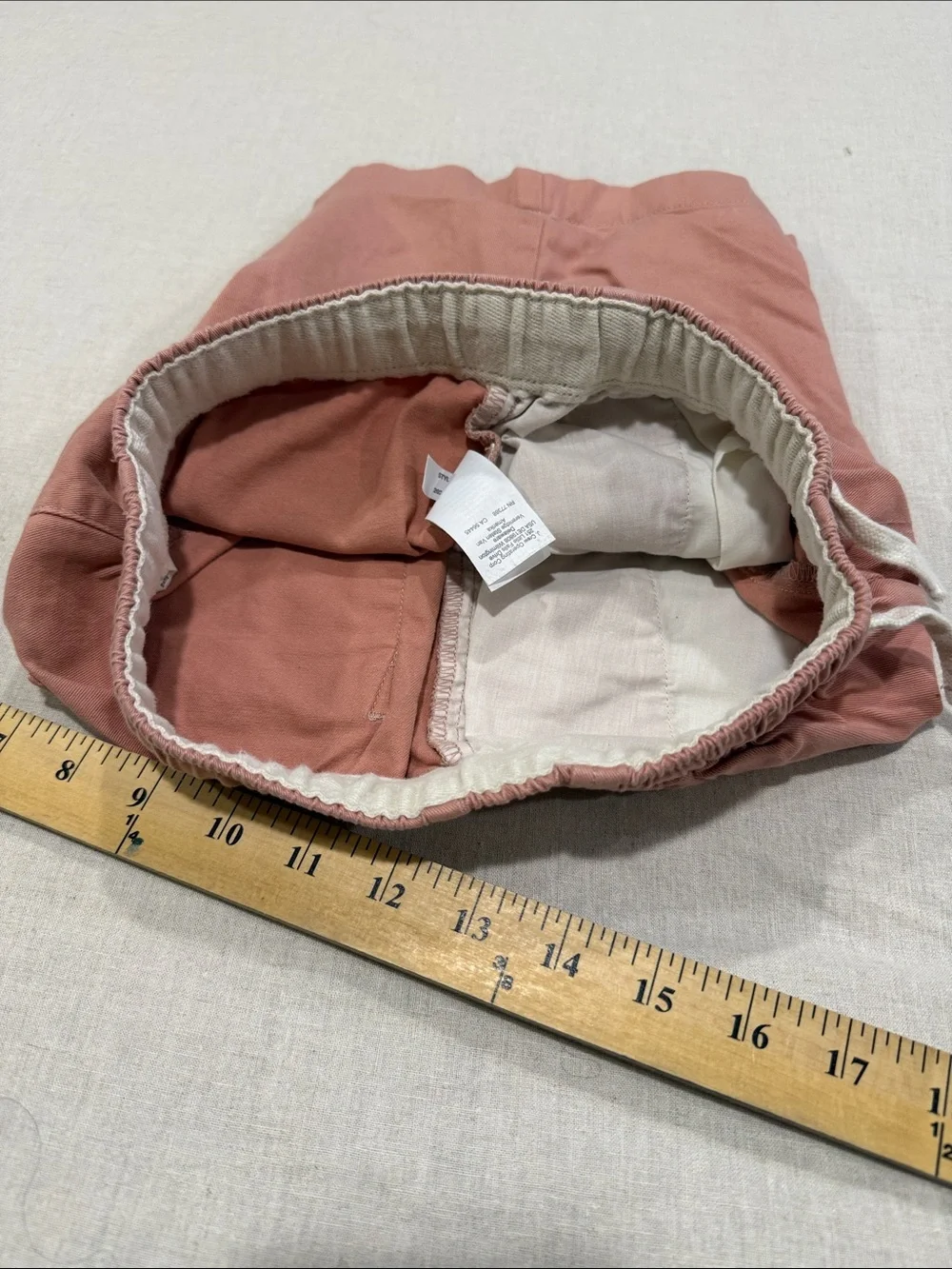 Crewcuts boys Elastic Drawstring Shorts in Dusty Rose size 10